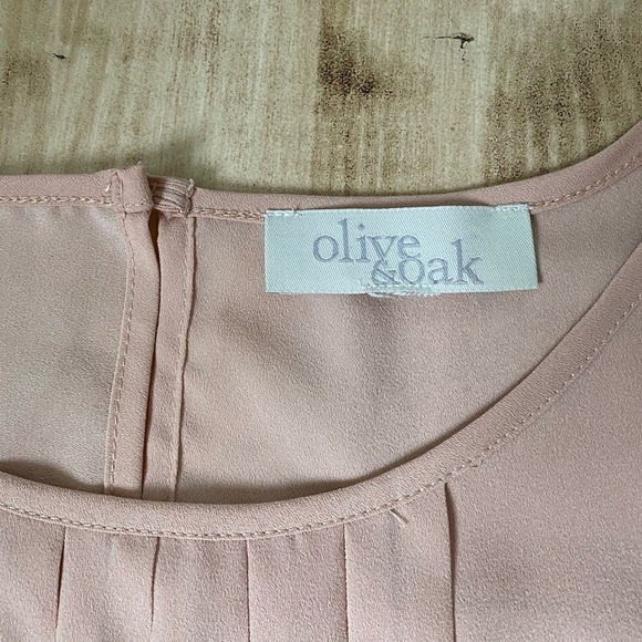 OLIVE & Oak Blush Pleated Top - Picture 7 of 8